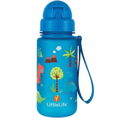 Картинка Фляга Little Life Water Bottle 0.4 L dinosaur (15030) 15030 - Бутылки Little Life