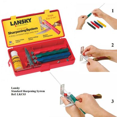 Картинка Lansky точильна система Dimond 4 камені LKDMD - Точилки для ножей Lansky