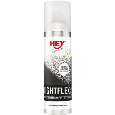 Картинка Cветоотражающая краска Hey-Sport Lightflex Spray 150 ml (20510000) 20510000 - Средства для ухода за снаряжением HEY-sport