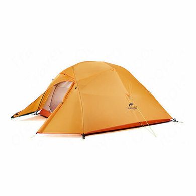 Картинка Палатка облегченная одноместная с футпринтом Naturehike Сloud Up 1 Updated NH18T010-T, 210T оранжевый 6927595730546 - Туристические палатки Naturehike