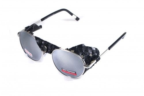 Зображення Окуляри захистні Global Vision AVIATOR-5 (silver mirror) зеркальные серые 1АВИА5-70 - Спортивні окуляри Global Vision