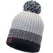 Картинка Шапка Buff Knitted & Polar Hat Borae, Grey (BU 116040.937.10.00) BU 116040.937.10.00 - Шапки Buff