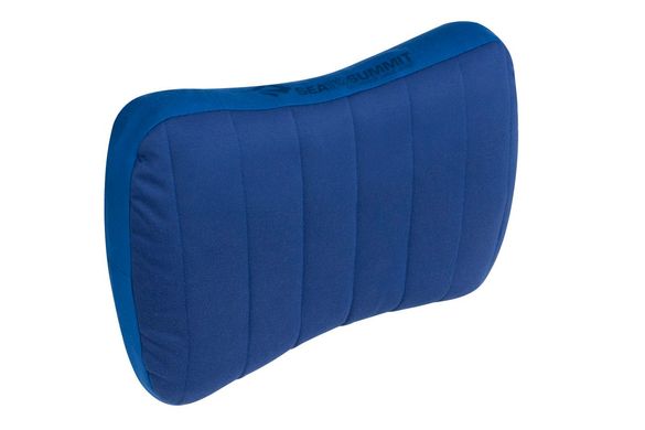 Картинка Подушка надувная Aeros Premium Pillow Lumbar Support, Navy Blue от Sea to Summit (STS APILPREMLMBNB) STS APILPREMLMBNB - Подушки туристические Sea to Summit