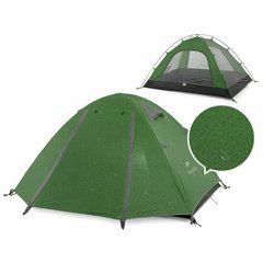 Картинка Палатка трехмесная Naturehike P-Series NH18Z033-P, 210T65D, темно-зеленый 6927595762639 - Туристические палатки Naturehike