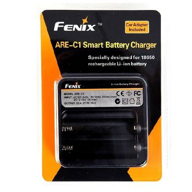 Зображення Зарядний пристрій Fenix Charger ARE-C1 для 18650 (2 канали) ARE-C1 - Зарядні пристрої Fenix