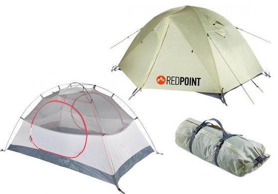 Картинка Палатка для походов двухместная RedPoint Steady 2 Fib (4823082714322) 4823082714322 - Туристические палатки Red Point