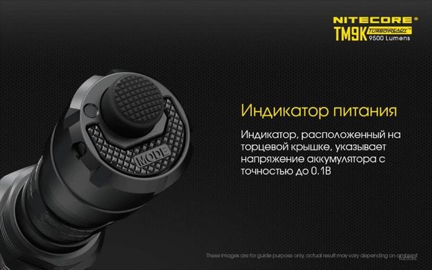 Зображення Ліхтар ручний Nitecore TM9K (Cree XP-L HD V6, 9500 люмен, 6 режимів, USB Type-C), комплект 6-1383 - Ручні ліхтарі Nitecore