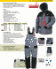 Зображення Зимний мембранный костюм Norfin ARCTIC RED -25 ° / 4000мм Серый р. S (422101-S) 422101-S - Костюми для полювання та риболовлі Norfin