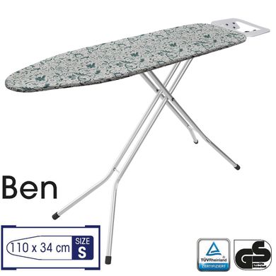 Картинка Доска для глажки Casa Si Ben 110x30 Silver/White Plants (CS98090G323) DAS302442 - Доски для глажки белья Casa Si