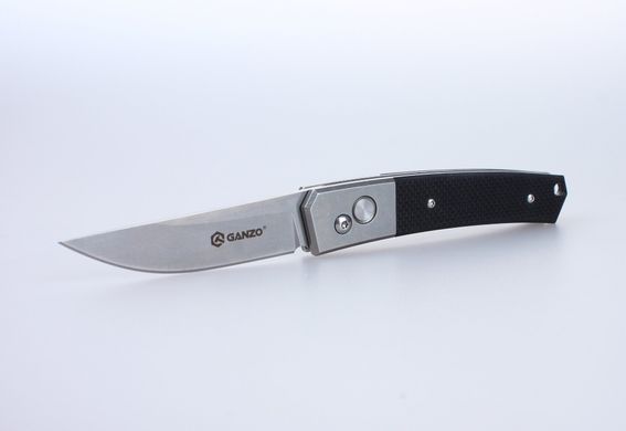 Картинка Нож складной карманный Ganzo G7362-BK (Auto lock, 80/195 мм) G7362-BK - Ножи Ganzo