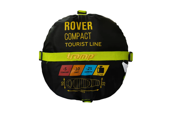 Зображення Спальний мішок-кокон Tramp Rover Compact лівий 185/80-55 (TRS-050C-L) UTRS-050C-L - Спальні мішки Tramp