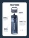 Картинка Пляшка-фільтр для води LifeStraw Go Filter Bottle, 650 мл, Laguna Teal (LSW LGV422TLWW) LSW LGV422TLWW - Фильтры для воды LifeStraw