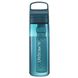 Картинка Пляшка-фільтр для води LifeStraw Go Filter Bottle, 650 мл, Laguna Teal (LSW LGV422TLWW) LSW LGV422TLWW - Фильтры для воды LifeStraw