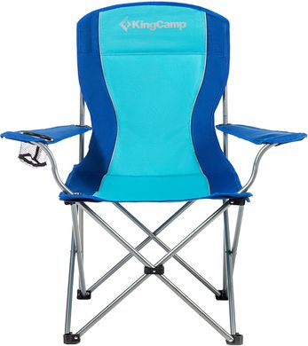Картинка Кресло складное-шезлонг KingCamp Arms Chairin Steel Blue KC3818 Blue KC3818 Blue - Кресла кемпинговые King Camp
