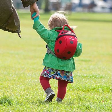 Зображення Рюкзак дитячий з повідцем Little Life Animal Toddler 2л на вік 1-3 роки, Божа корівка (10239) 10239 - Дитячі рюкзаки Little Life