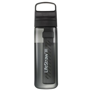 Зображення Пляшка-фільтр для води LifeStraw Go Filter Bottle, 650 мл, Nordic Noir (LSW LGV422GYWW) LSW LGV422GYWW - Фільтри для води LifeStraw