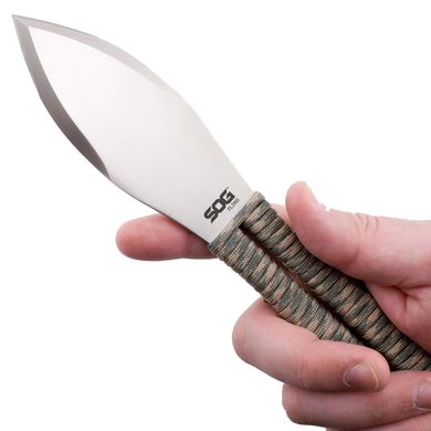 Зображення Набір ножів для метання SOG Fling, Satin, 3 шт (SOG FX41N-CP) SOG FX41N-CP - Ножі SOG