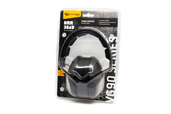 Картинка Наушники противошумные защитные Venture Gear VGPM9010C (защита слуха NRR 24 дБ, беруши в комплекте) VG-MUF-PM9010C - Тактические наушники Venture Gear