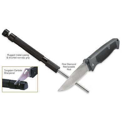Картинка Lansky пристосування для заточування Алмаз/Карбід Tactical Sharpening Rod стрижень LCD02 - Точилки для ножей Lansky
