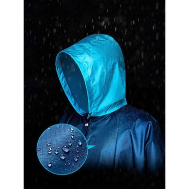 Картинка Плащ-дощовик двохколірний Naturehike NH19Y036-Y, розмір L, синій-блакитний 6927595735312 - Защита от дождя Naturehike