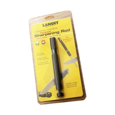 Картинка Lansky пристосування для заточування Алмаз/Карбід Tactical Sharpening Rod стрижень LCD02 - Точилки для ножей Lansky