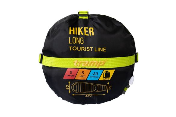 Картинка Спальный мешок-кокон Tramp Hiker Long 230/90-55 (TRS-051L-L) TRS-051L-L - Спальные мешки Tramp