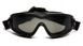 Картинка Тактические очки-маска с диоптрической вставкой Pyramex V2G-PLUS тёмные (2В2Г-20П+RX) 2В2Г-20П+RX - Тактические и баллистические очки Pyramex