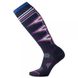 Зображення Шкарпетки жіночі мериносові Smartwool PhD Ski Light Pattern Deep Navy, р.M (SW 01331.092-M) SW 01331.092-M - Гірськолижні шкарпетки Smartwool