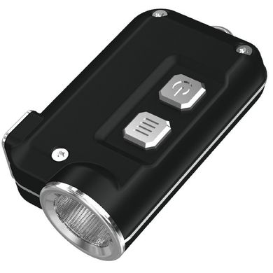 Картинка Фонарь-брелок Nitecore TINI (Cree XP-G2 S3 LED, 380 люмен, 4 режима, USB), черный 6-1285-black - Наключные фонари Nitecore