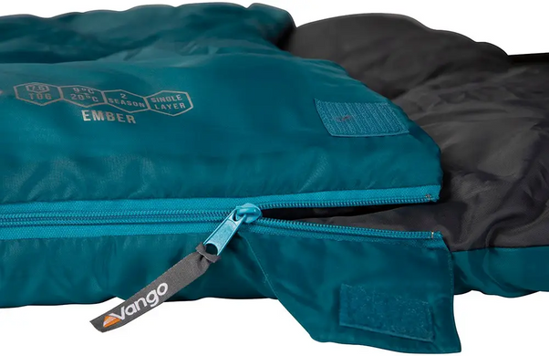 Картинка Спальный мешок Vango Ember Double/+5°C Bondi Blue Twin (929155) 929155 - Спальные мешки Vango