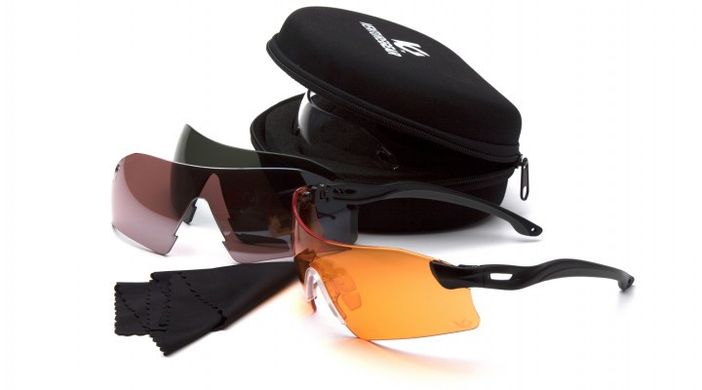 Зображення Балістичні окуляри со сменными линзами Venture Gear DROP ZONE (3ДРОП) 3ДРОП - Тактичні та балістичні окуляри Venture Gear