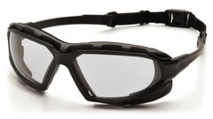 Зображення Захисні окуляри з ущільнювачем Pyramex Highlander-Plus (clear) Anti-Fog (PM-HLPL-CL1) PM-HLPL-CL1 - Тактичні та балістичні окуляри Pyramex