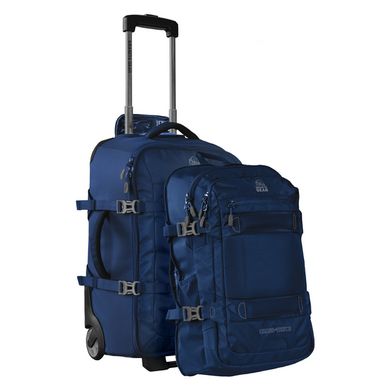 Картинка Сумка-рюкзак на колесах Granite Gear Cross Trek 2 W/Pack 74 Midnight Blue/Flint (926094) 926094 - Дорожные рюкзаки и сумки Granite Gear