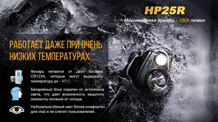 Картинка Фонарь налобный Fenix HP25R HP25R - Налобные фонари Fenix