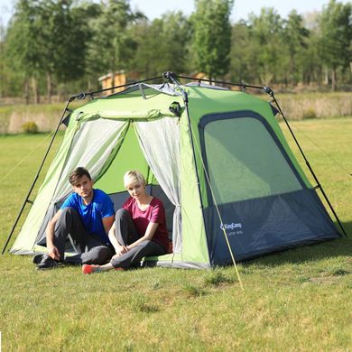 Зображення Кемпинговая 3 местная шатер-палатка King Camp CAMP KING 3 EASY UP (KT3096 Green) KT3096 Green - Шатри та тенти King Camp