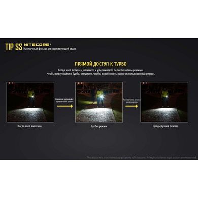 Зображення Ліхтар Nitecore TIP SS (Cree XP-G2 S3, 360 люмен, 4 режима, USB), стальной 6-1214-ss-rainbow - Наключні ліхтарі Nitecore