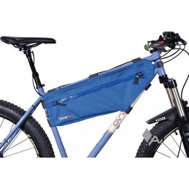 Зображення Велосумка на раму Acepac Zip Frame Bag L Blue (ACPC 1053.BLU) 5L ACPC 1053.BLU - Сумки велосипедні Acepac
