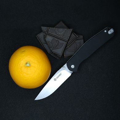 Картинка Нож складной Ganzo G6804 чорный (Liner Lock, 89/200 мм) G6804-BK - Ножи Ganzo