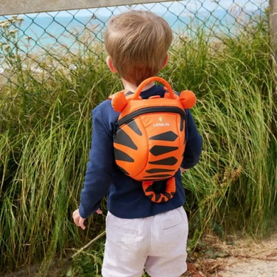 Картинка Рюкзак детский с поводком Little Life Animal Toddler 2 tiger 2L на возраст 1-3 года (10817) 10817 - Детские рюкзаки Little Life