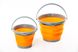 Картинка Ведро складное силиконовое Tramp 5L orange TRC-092-orange - Канистры и ведра Tramp
