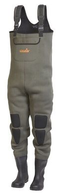 Картинка Полукомбинезон забродный Norfin FreeWater размер 44 (81250-44) 81250-44 - Забродные штаны и ботинки Norfin