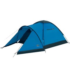 Картинка Палатка 3 местная для пеших походов High Peak Ontario 3 Blue/Grey (921707) 921707 - Туристические палатки High Peak