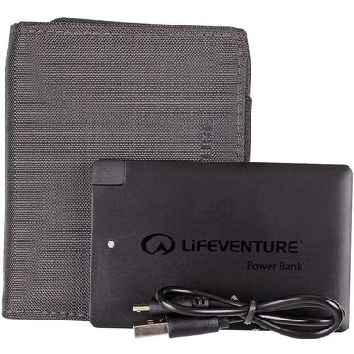 Картинка Кошелек Lifeventure RFID Charger Wallet grey (68305) 68305 - Кошельки Lifeventure