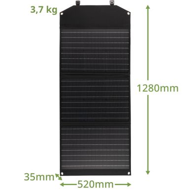 Зображення Портативний зарядний пристрій сонячна панель Bresser Mobile Solar Charger 90 Watt USB DC (3810060) 930151 - Зарядні пристрої Bresser