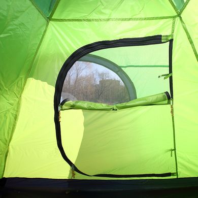 Зображення Туристическая 3 местная палатка-автомат Pop Up KingCamp ELBA 3 (KT3038 green) KT3038 green - Туристичні намети King Camp