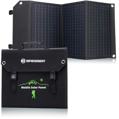 Зображення Портативний зарядний пристрій сонячна панель Bresser Mobile Solar Charger 60 Watt USB DC (3810050) 930150 - Зарядні пристрої Bresser