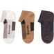 Картинка Шкарпетки швидко висихаючі Naturehike NH21FS013, 3 пари (бежеві, коричневі, чорні), розмір М 6927595775080 - Треккинговые носки Naturehike