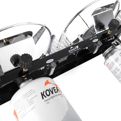 Картинка Газовая туристическая двухконфорочная плита Kovea Handy Twin Stove 1,9кВт (KB-N9110) KB-N9110 -  Kovea