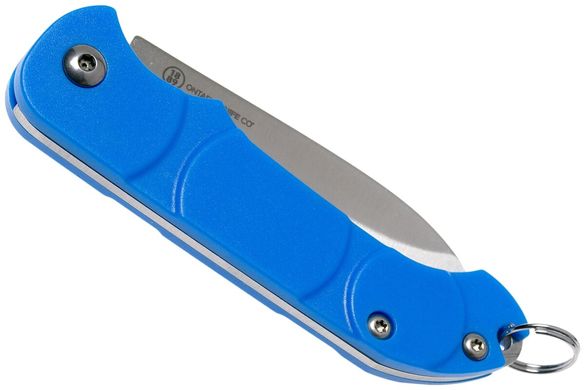 Картинка Нож складной карманный Ontario OKC Traveler Blue 8901BLU (Slip joint, 57/135 мм) 8901BLU - Ножи Ontario
