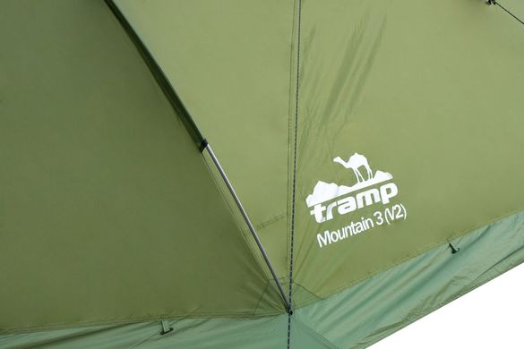 Картинка Палатка туристическая двухместная Tramp Mountain 2 (TRT-022-green) TRT-022-green - Туристические палатки Tramp